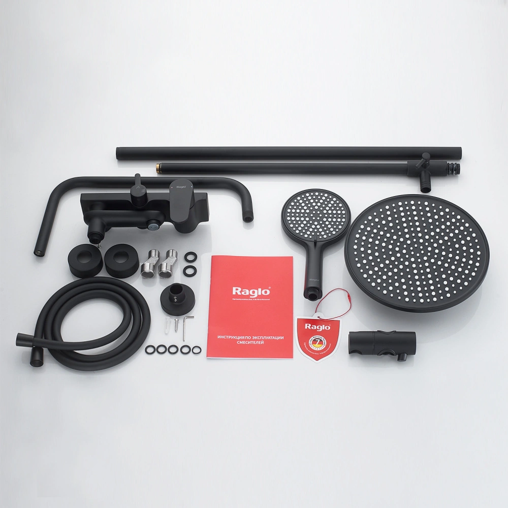 Душевая система Raglo R31.24.06, черный от магазина Vanna-Vanna.ru!