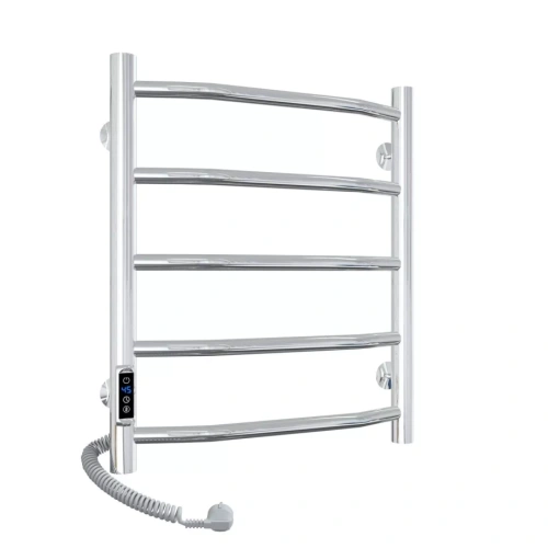 Полотенцесушитель электрический Laris Виктория П5 400х500 с терморегулятором, левый, хром от магазина Vanna-Vanna.ru!
