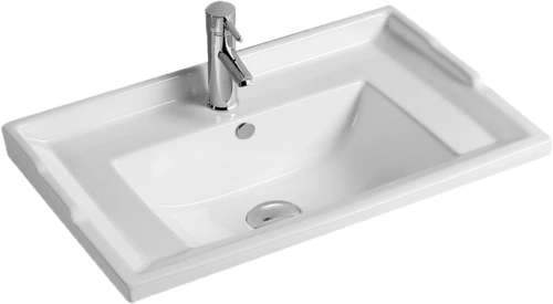 Раковина SantiLine SL-2112 60 встраиваемая сверху, белая