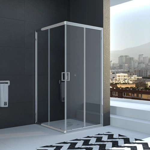 Душевой угол Veconi Rovigo RV-11, 1200x1200x1950, хром, стекло прозрачное от магазина Vanna-Vanna.ru!