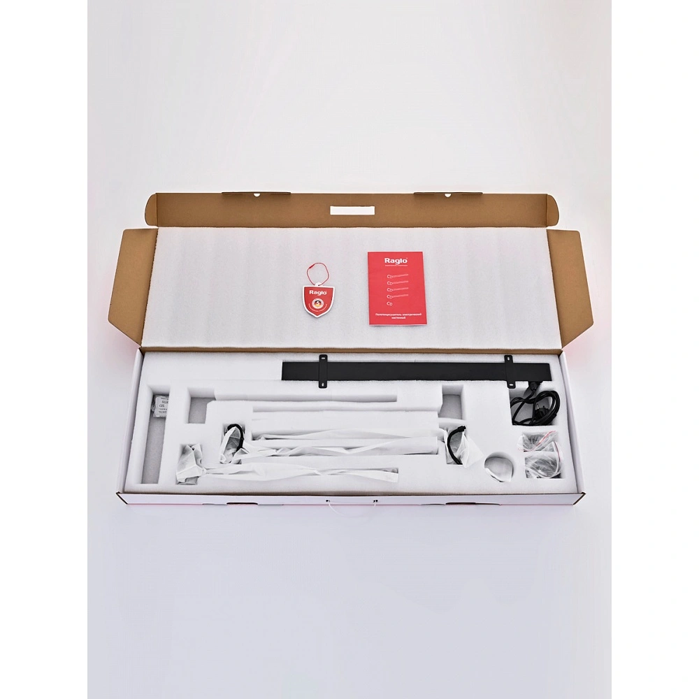 Полотенцесушитель электрический RAGLO R350.51.09 встраиваемый сенсорный с терморегулятором, графит от магазина Vanna-Vanna.ru!