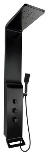 Душевая панель Ceruttispa SELLA B CT8989 из нержавеющей стали, цвет черный от магазина Vanna-Vanna.ru!