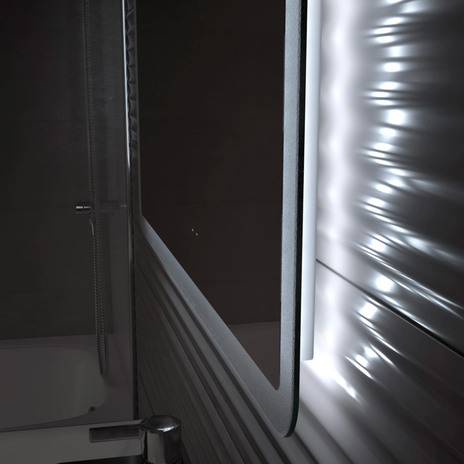 Зеркало Vigo Wing Classic 80 свет, сенсор