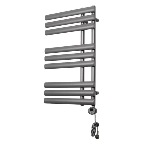 Полотенцесушитель электрический Domoterm Гамма П9 500х820 ER правый, графит от магазина Vanna-Vanna.ru!