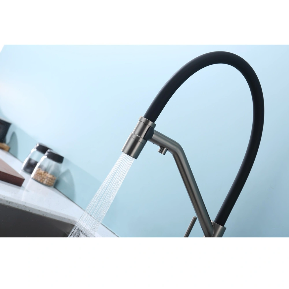 Смеситель для кухни с подключением фильтра Raglo R80.62.09, графит от магазина Vanna-Vanna.ru!