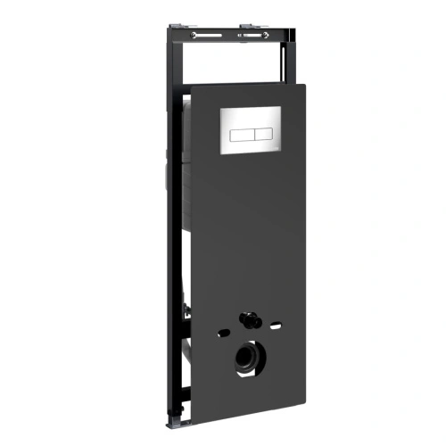 Инсталляция WasserKraft Salm 27TLT.010.ME.BL.CH03 для подвесного унитаза, с кнопкой от магазина Vanna-Vanna.ru!