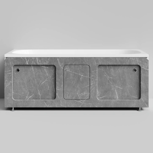 Экран под ванну Vod-ok Хит 150 раздвижной Мрамор Серый софт тач от магазина Vanna-Vanna.ru!