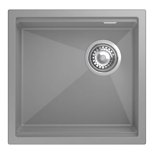 Кухонная мойка Rivelato LINO LN-454-R, серый металлик