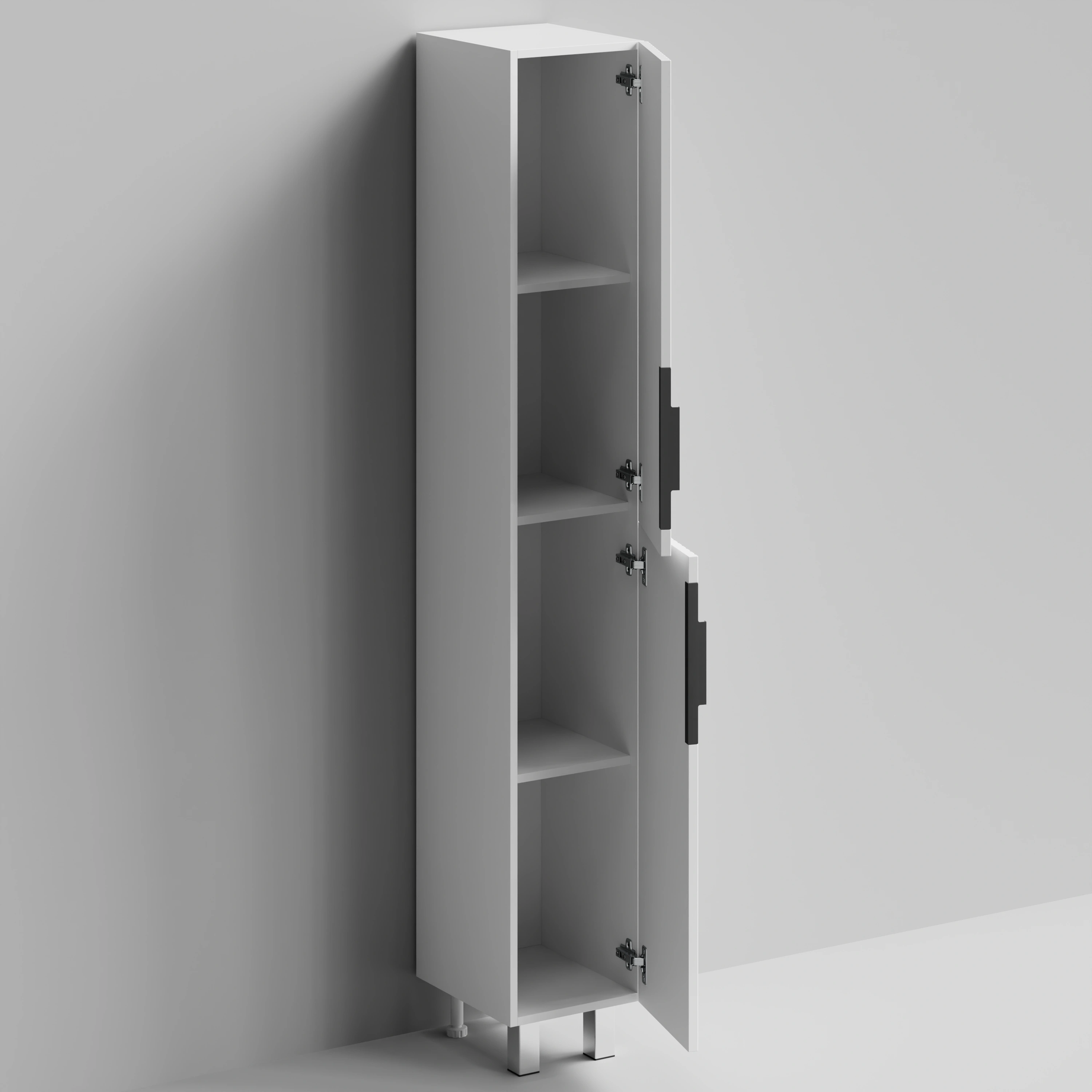 Пенал Vod-ok Дольче 30 L/R, 2 двери, напольный, белый + 13 цветов от магазина Vanna-Vanna.ru!