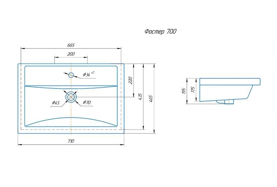 Тумба подвесная Corozo Форест 70 Z2 с раковиной Сомо 70 дуб конзас от магазина Vanna-Vanna.ru!