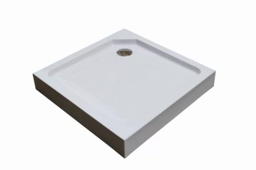 Поддон для душа Ceruttispa Q91 90х90 квадратный, акриловый, белый от магазина Vanna-Vanna.ru!