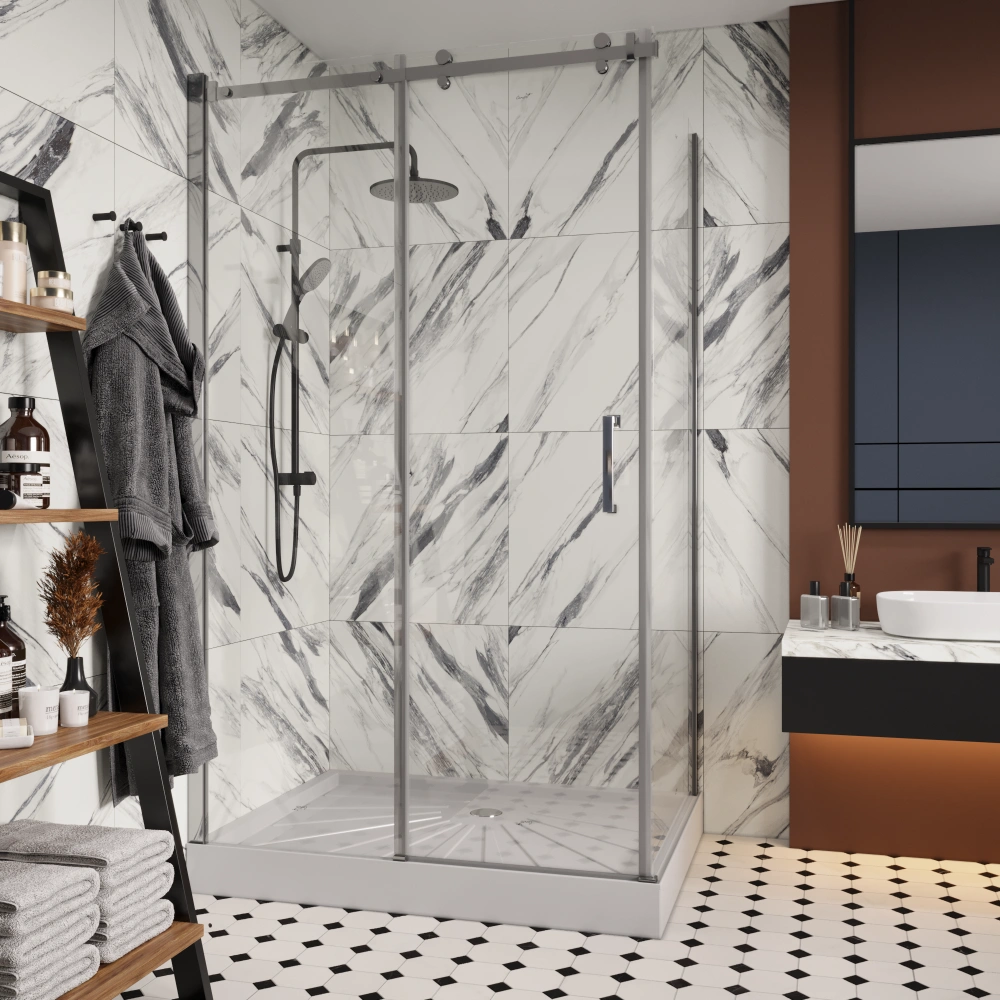 Душевой уголок Ceruttispa CEZA'S120 без поддона (90x120x195) от магазина Vanna-Vanna.ru!