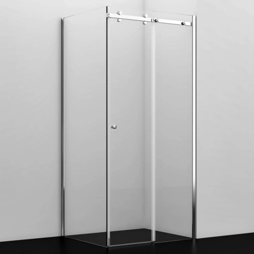 Душевой уголок WasserKraft Vils 56R19 100х100 прямоугольный, без поддона, прозрачное стекло, хром от магазина Vanna-Vanna.ru!