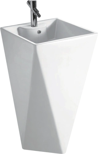 Раковина SantiLine SL-4009 напольная, белая