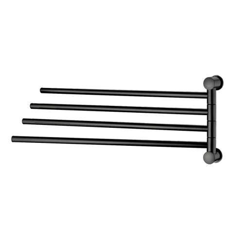 Полотенцедержатель WasserKRAFT K-1034POLISHED BLACK черный глянец от магазина Vanna-Vanna.ru!