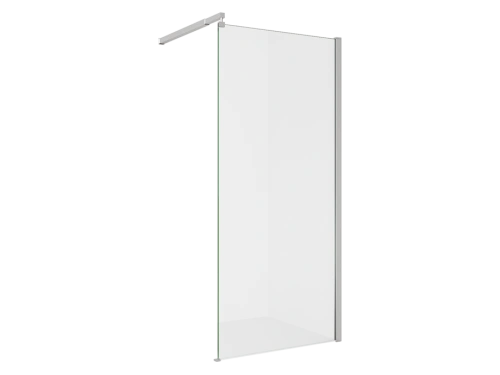 Душевая перегородка Alex Baitler AB29110S1 200х110 см прозрачное стекло, профиль хром от магазина Vanna-Vanna.ru!