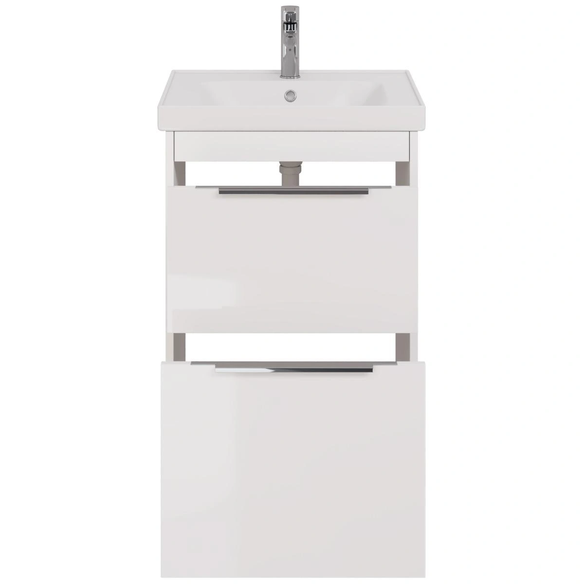 Тумба с раковиной подвесная Dreja Prime 60 см, белый от магазина Vanna-Vanna.ru!