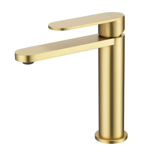 Смеситель для раковины Raglo R10.10.03, золотой сатин от магазина Vanna-Vanna.ru!