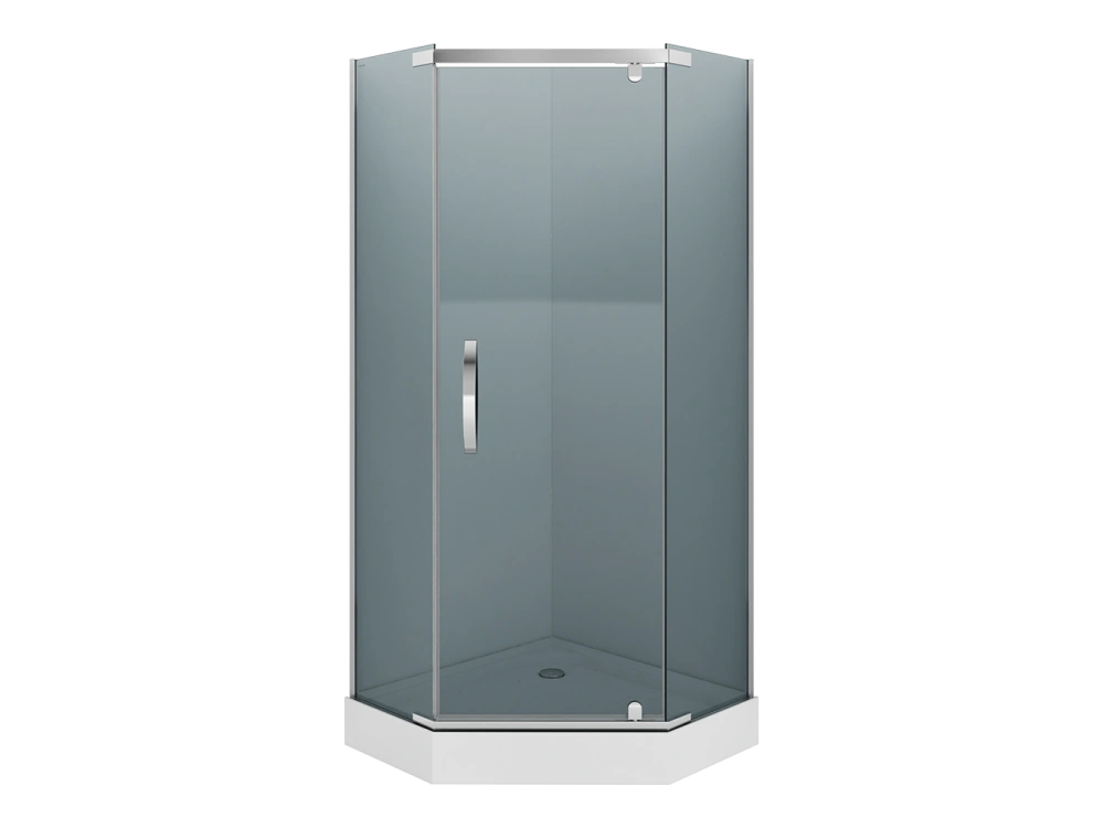 Душевое уголок Alex Baitler AB2590S2 90х90 пятиугольный, без поддона, тонированное стекло, хром от магазина Vanna-Vanna.ru!
