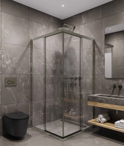 Душевой угол Timo TKSS-100/13C-8, 1000*1000*2000, профиль никель, стекло прозрачное 8 мм от магазина Vanna-Vanna.ru!