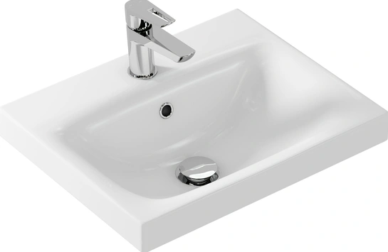 Тумба подвесная SanStar Noche 50 с раковиной Moduo 50 Графит софт от магазина Vanna-Vanna.ru!