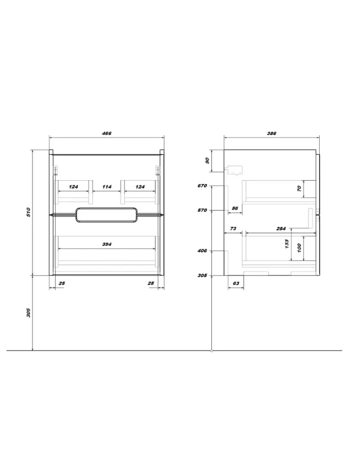 Тумба подвесная SanStar Noche 50 с раковиной Moduo 50 Графит софт от магазина Vanna-Vanna.ru!