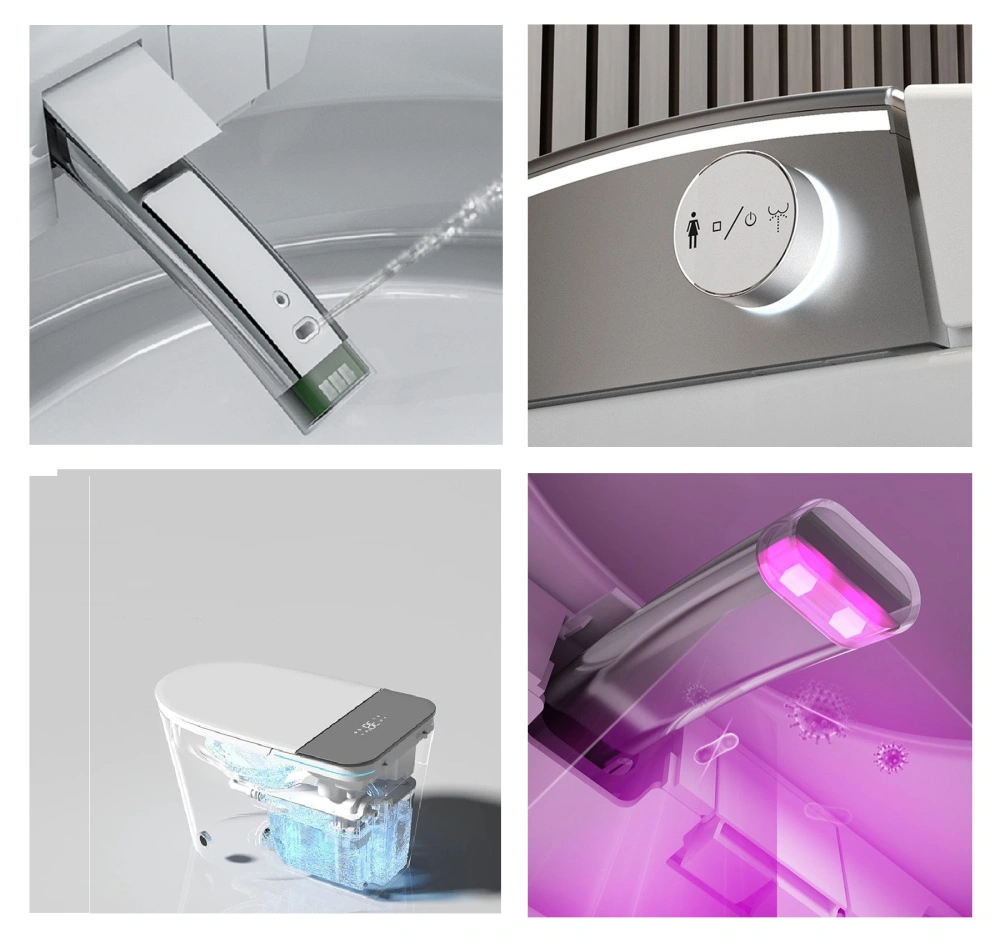 Унитаз Ceruttispa ESTER Smart CT10617 напольный, белый от магазина Vanna-Vanna.ru!