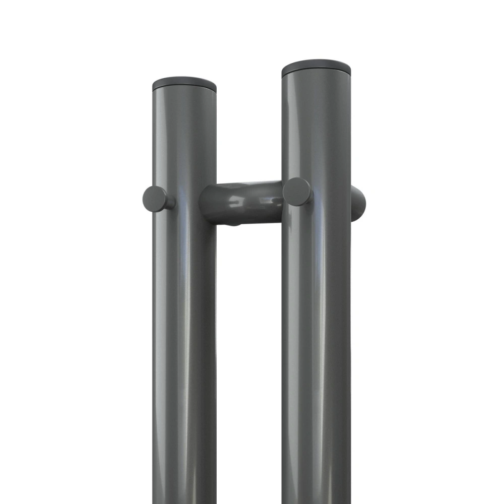 Полотенцесушитель электрический APEXTERMO Luna LN10111GF 1100x80 с крючками, графит металлик от магазина Vanna-Vanna.ru!