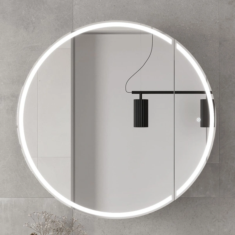 Зеркальный шкаф EQUIL Smile LED D80 графит софт от магазина Vanna-Vanna.ru!