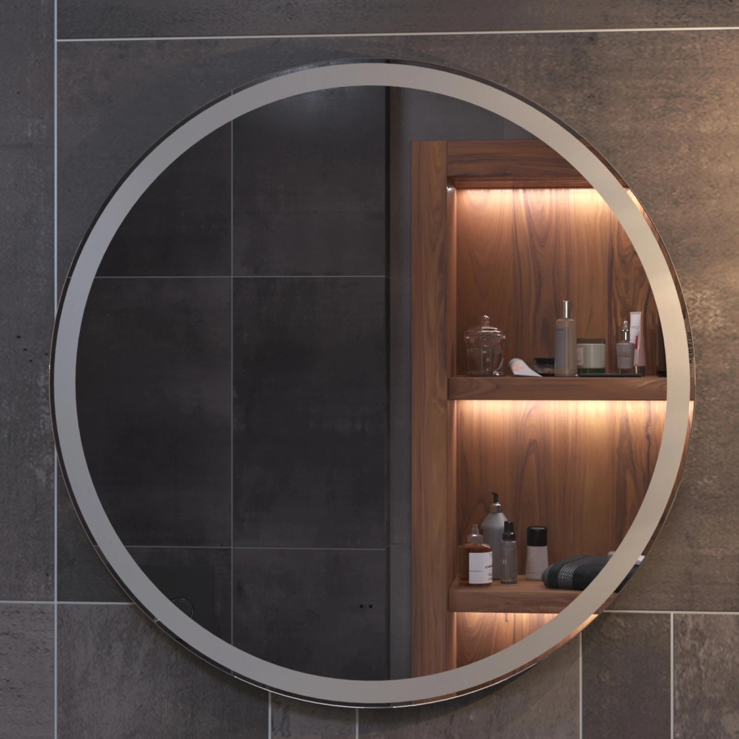 Зеркало Vigo Cosmo Comfort 70 свет, сенсор, антизапотевание от магазина Vanna-Vanna.ru!