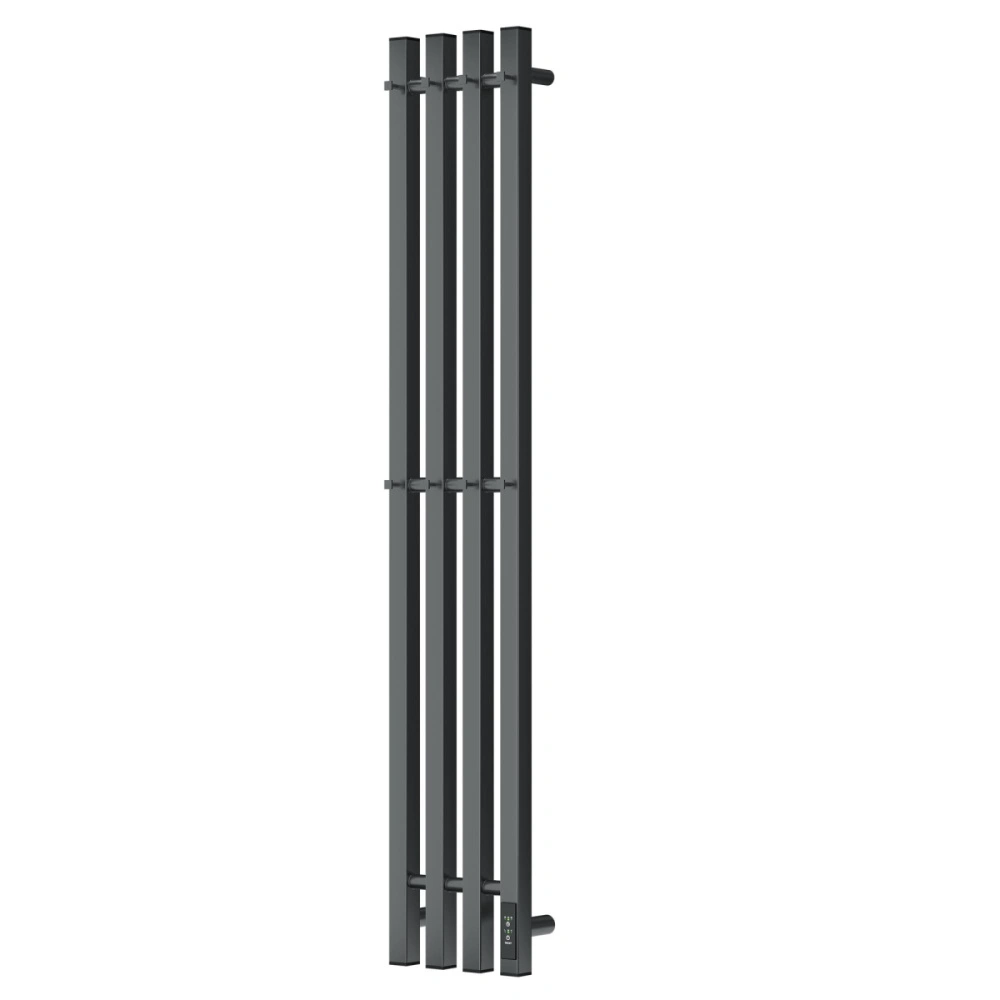 Полотенцесушитель электрический APEXTERMO Sirius SR10113GF 1100x180 с крючками, графит металлик от магазина Vanna-Vanna.ru!
