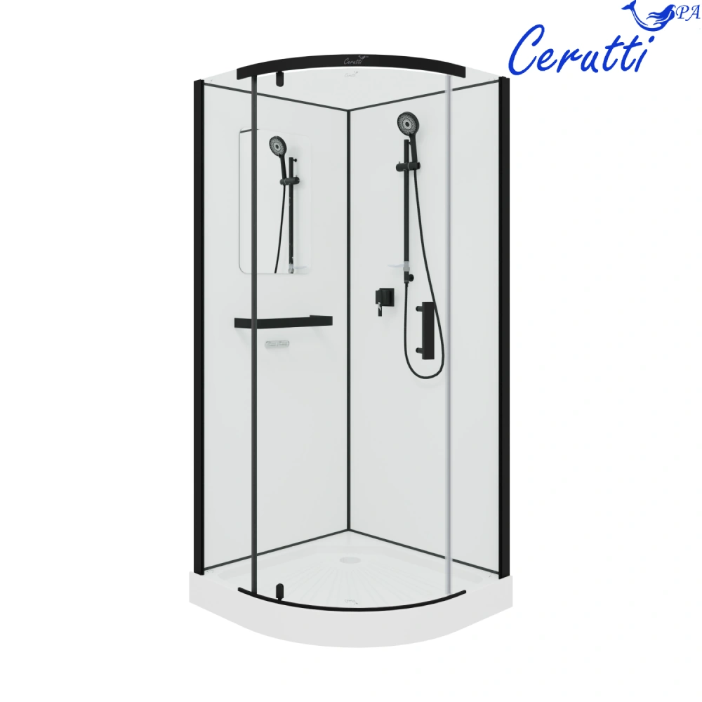 Душевая кабина Ceruttispa KORRA90B (90x90x205) от магазина Vanna-Vanna.ru!