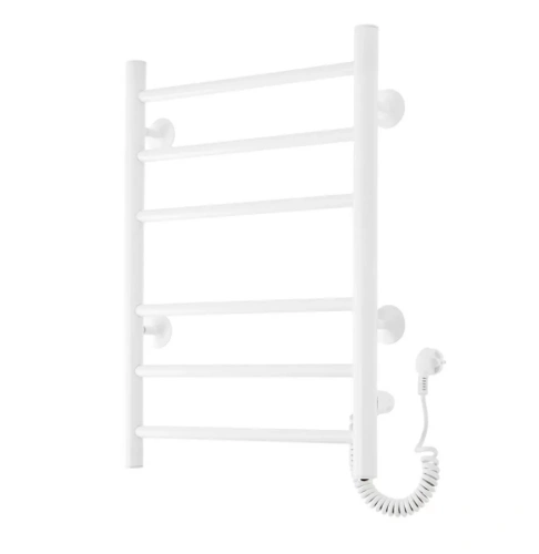 Полотенцесушитель электрический Domoterm Аврора DMT 109-6 40Х60 EK R правый, белый матовый