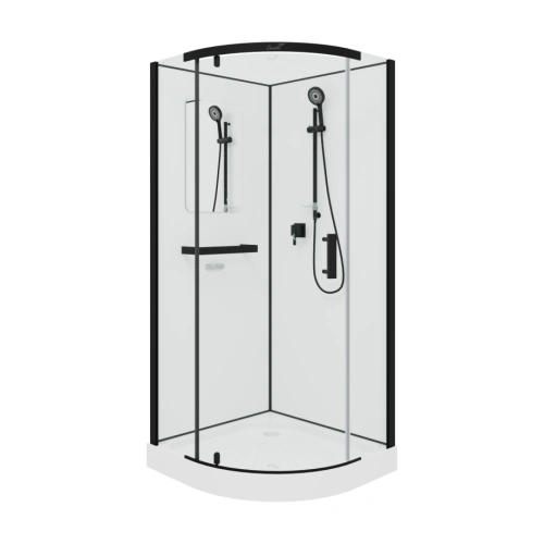 Душевая кабина Ceruttispa KORRA90B (90x90x205) от магазина Vanna-Vanna.ru!