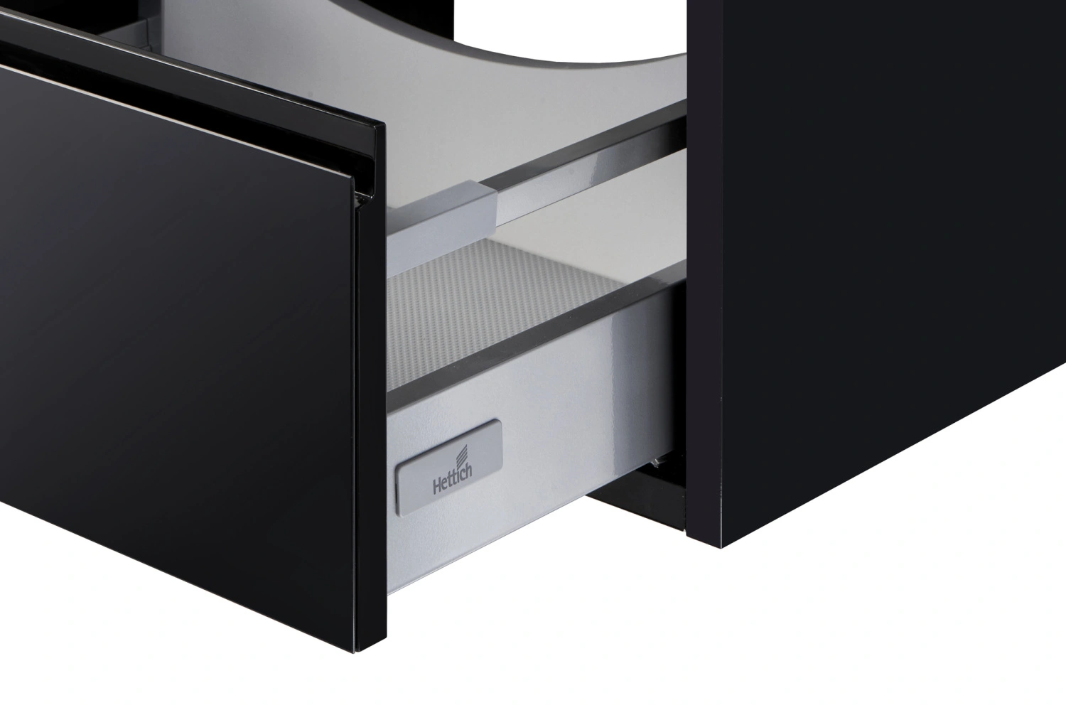 Тумба Aquaton Римини 60 с раковиной VICTORIA-N 60 подвесная, черный