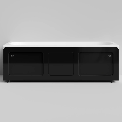 Экран под ванну Vod-ok Хит 180 раздвижной Черный глянец от магазина Vanna-Vanna.ru!