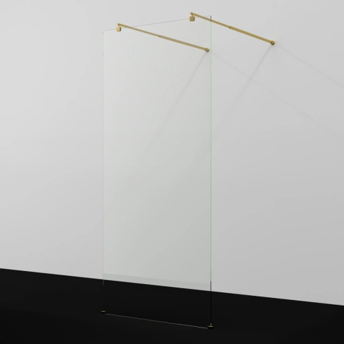 Душевая перегородка WasserKRAFT Vechte 60W46PG глянцевое золото от магазина Vanna-Vanna.ru!