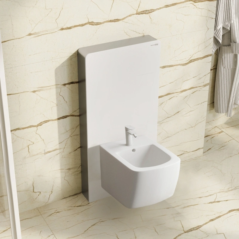 Инсталляция WasserKraft Naab 86BDT.050.WH для подвесного биде, (пристенный модуль) от магазина Vanna-Vanna.ru!