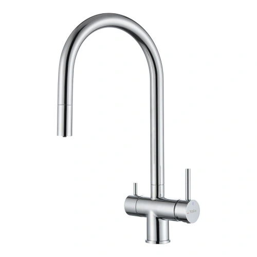 Смеситель для кухни с подключением фильтра Rivelato Trevi 2433505, хром от магазина Vanna-Vanna.ru!