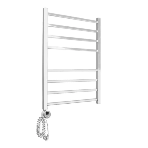 Полотенцесушитель электрический Domoterm Квадро П8 500x800 EL левый, хром от магазина Vanna-Vanna.ru!