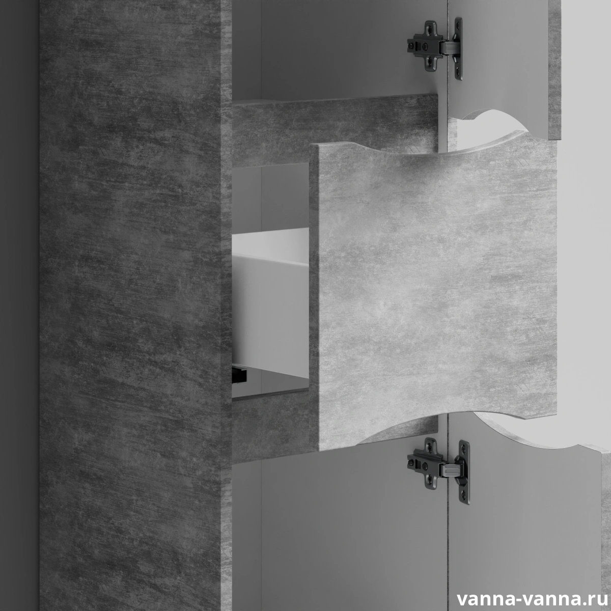 Пенал Vod-ok Лайт 35 R напольный, горный каменьГорный камень от магазина Vanna-Vanna.ru!