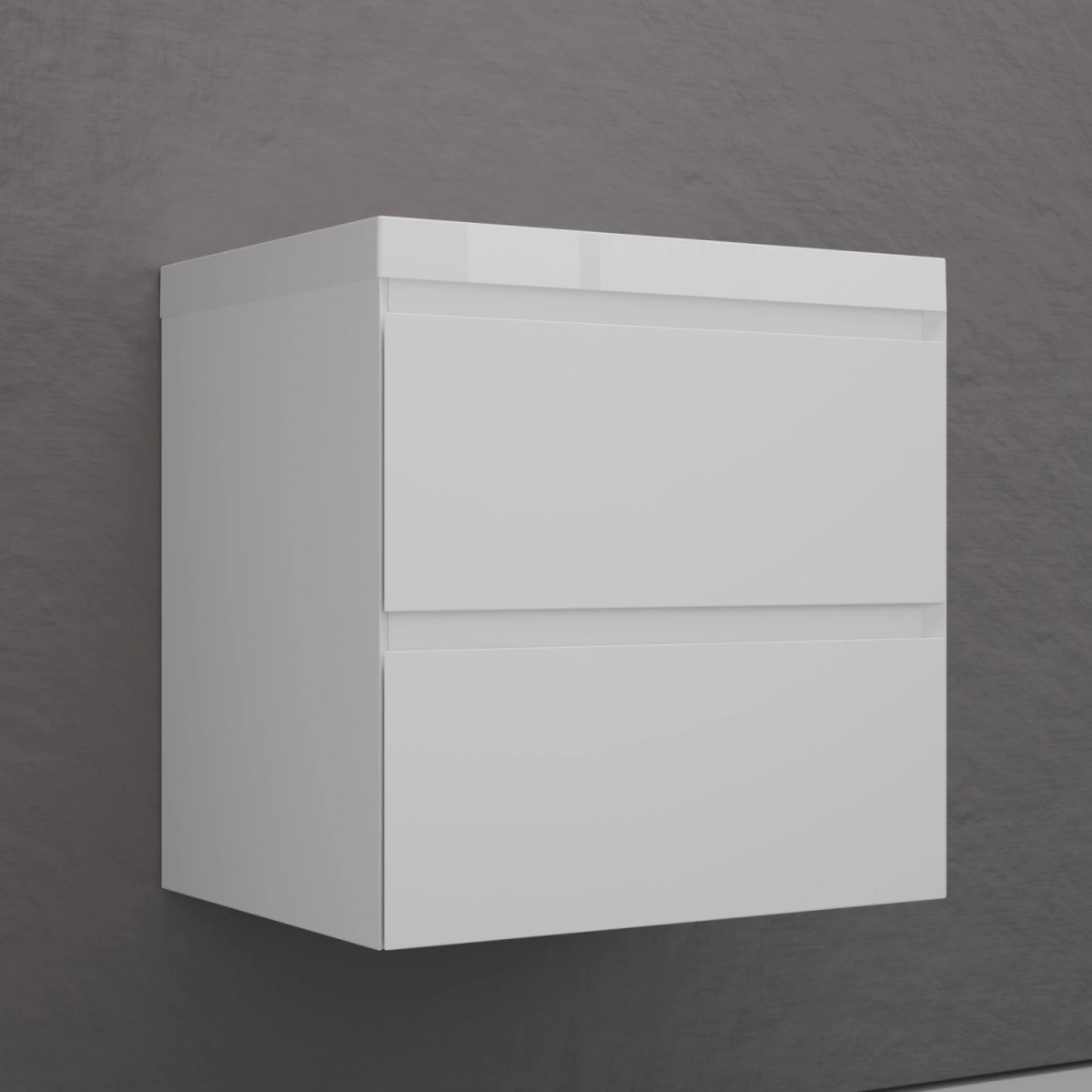 Тумба подвесная Style Line Манхэттен 60 Эмаль, с раковиной Asti 60 белый, белый матовый от магазина Vanna-Vanna.ru!