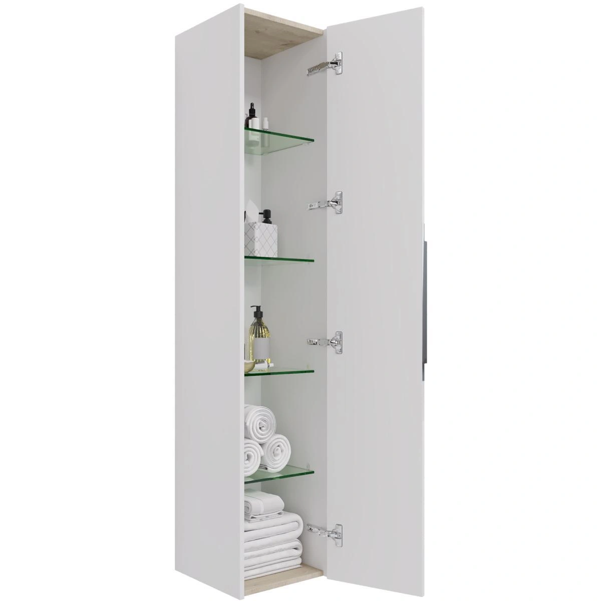 Пенал Dreja Prime 35 см, белый от магазина Vanna-Vanna.ru!