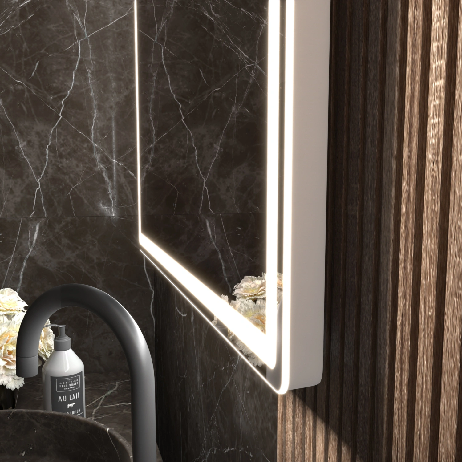 Зеркало Vigo Roberta Comfort 120 свет, сенсор, антизапотевание