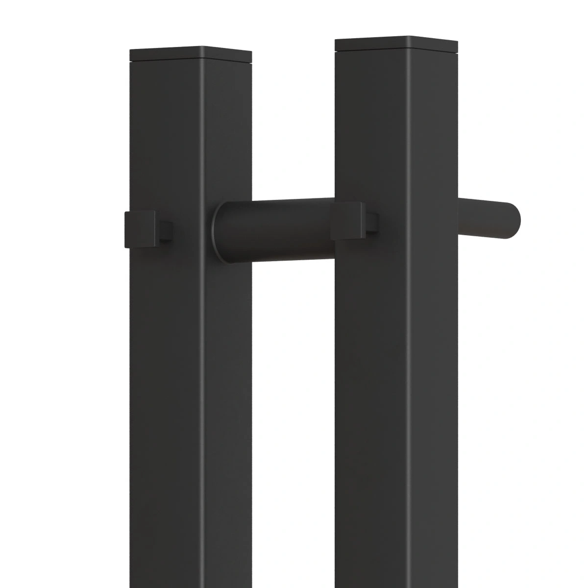 Полотенцесушитель электрический APEXTERMO Sirius SR10121BM 1200x80 с крючками, черный матовый от магазина Vanna-Vanna.ru!