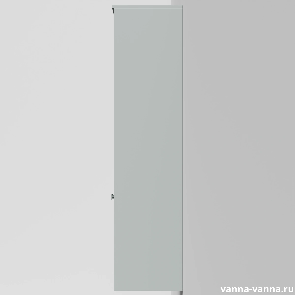 Пенал Vod-ok Elite Липс 40, подвесной, левый, Мышино-серый RAL 7005 от магазина Vanna-Vanna.ru!