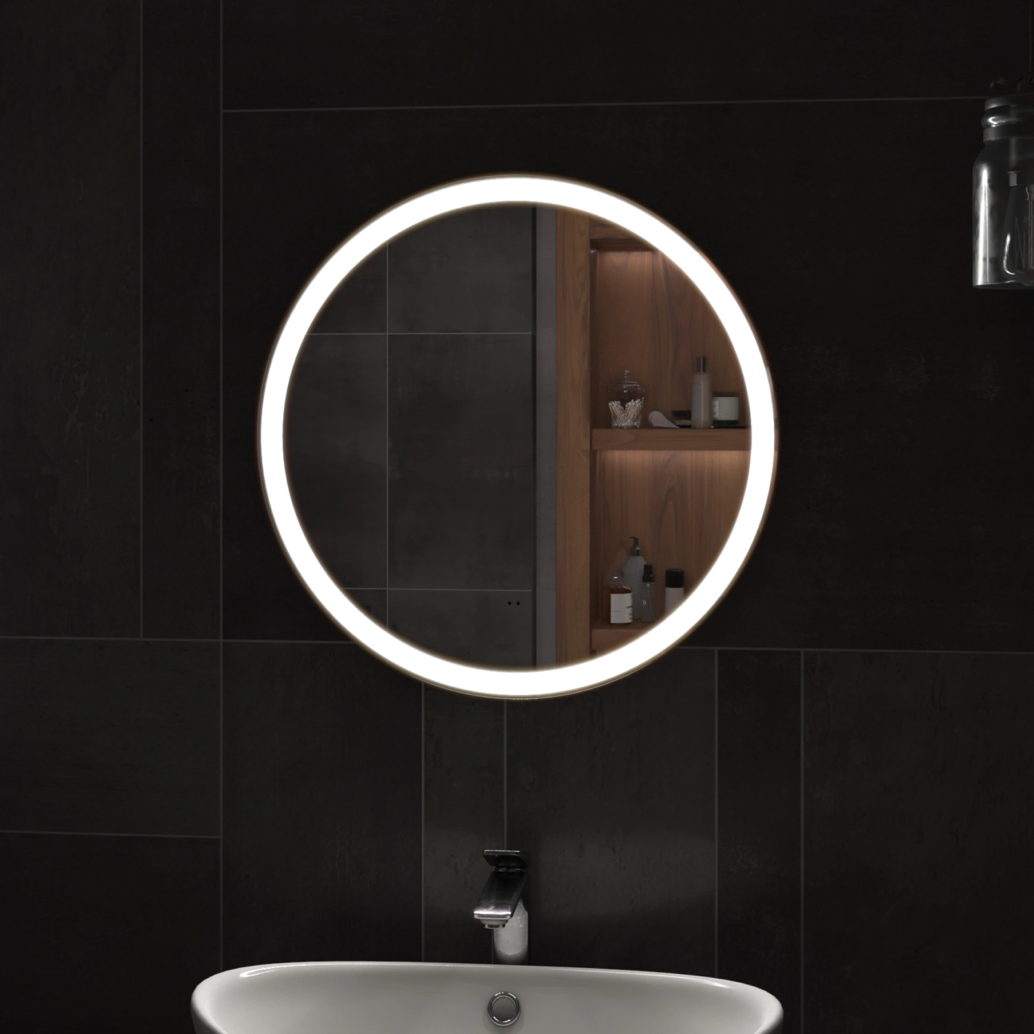 Зеркало Vigo Cosmo Comfort 60 свет, сенсор, антизапотевание от магазина Vanna-Vanna.ru!