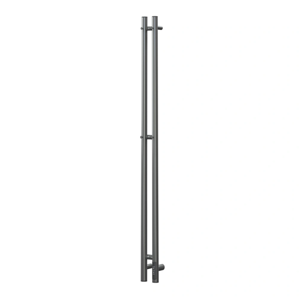 Полотенцесушитель электрический APEXTERMO Luna LN10111GF 1100x80 с крючками, графит металлик от магазина Vanna-Vanna.ru!