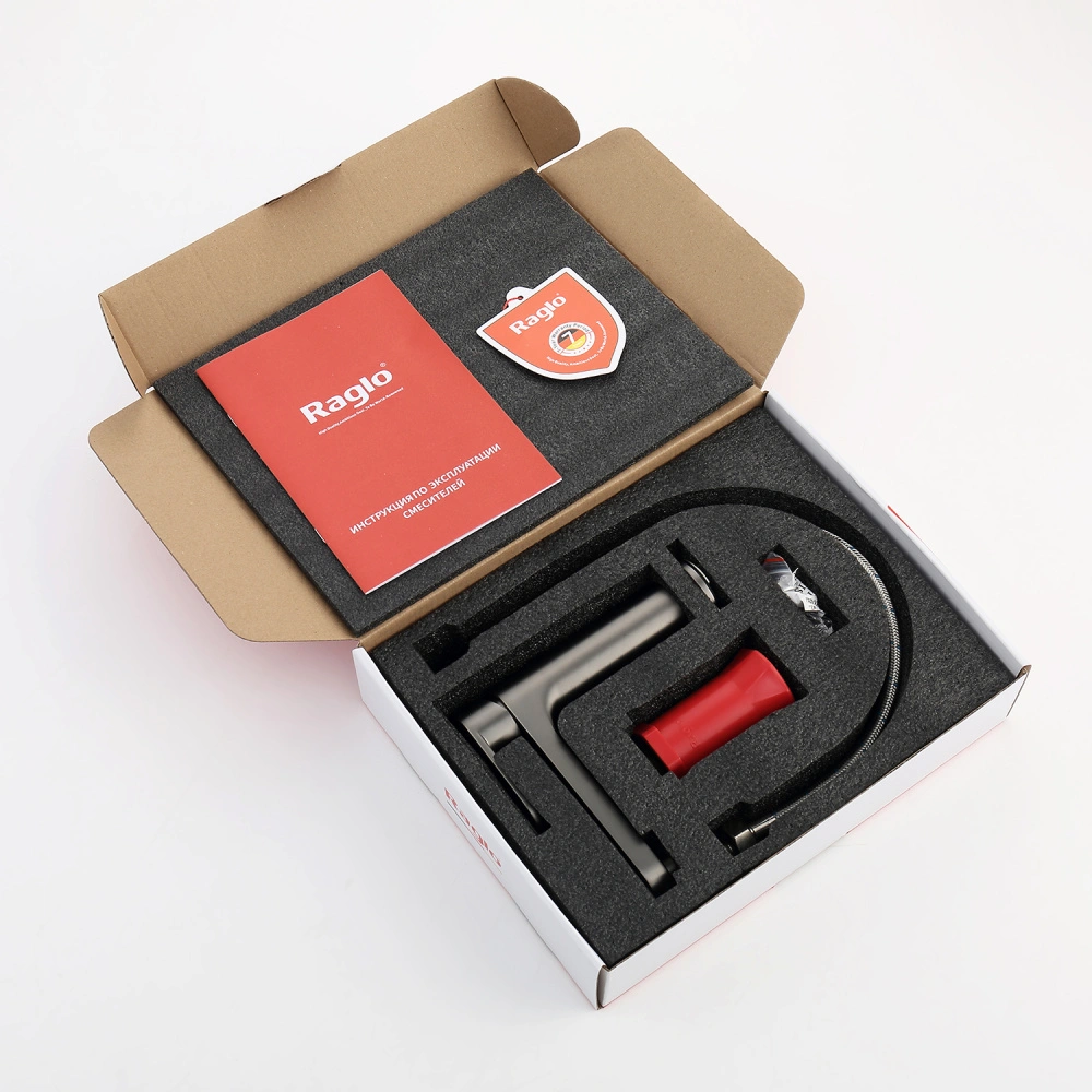 Смеситель для раковины Raglo R50.10.09, графит от магазина Vanna-Vanna.ru!