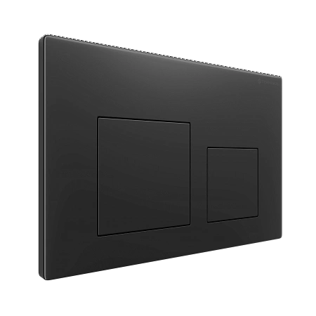 Клавиша смыва для инсталляции Terminus Classic кнопка квадрат, цвет чёрный матовый